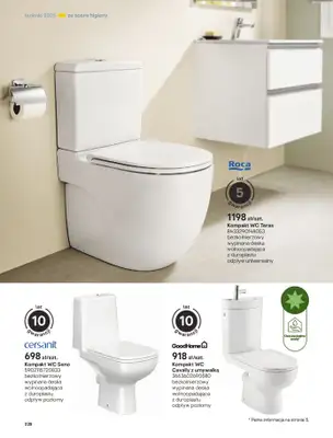 Castorama - gazetka promocyjna Katalog Łazienki od środy 17.09 do środy 31.12 - strona 228 Castorama - gazetka promocyjna Katalog Łazienki od środy 17.09 do środy 31.12 - strona 228