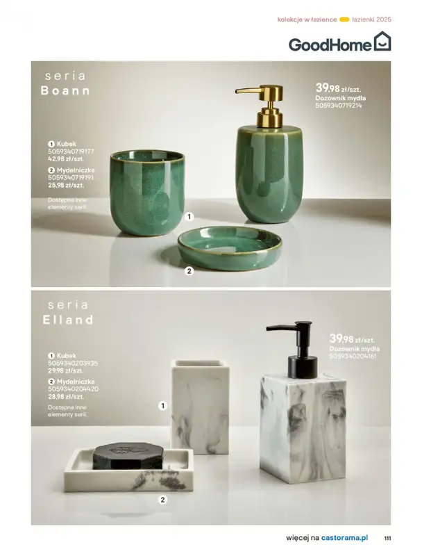 Castorama - gazetka promocyjna Katalog Łazienki od środy 17.09 do środy 31.12 - strona 111