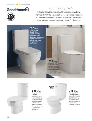 Castorama - gazetka promocyjna Katalog Łazienki od środy 17.09 do środy 31.12 - strona 226 Castorama - gazetka promocyjna Katalog Łazienki od środy 17.09 do środy 31.12 - strona 226