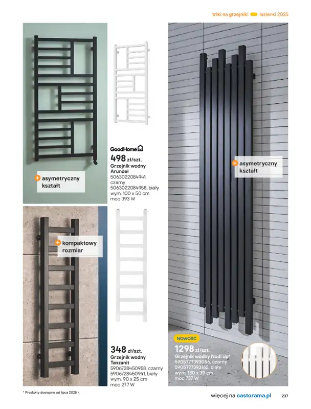 Castorama - gazetka promocyjna Katalog Łazienki od środy 17.09 do środy 31.12 - strona 237
