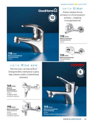 Castorama - gazetka promocyjna Katalog Łazienki od środy 17.09 do środy 31.12 - strona 145