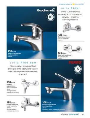 Castorama - gazetka promocyjna Katalog Łazienki od środy 17.09 do środy 31.12 - strona 145 Castorama - gazetka promocyjna Katalog Łazienki od środy 17.09 do środy 31.12 - strona 145