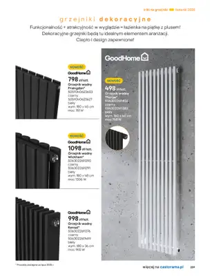 Castorama - gazetka promocyjna Katalog Łazienki od środy 17.09 do środy 31.12 - strona 239 Castorama - gazetka promocyjna Katalog Łazienki od środy 17.09 do środy 31.12 - strona 239