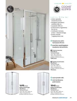 Castorama - gazetka promocyjna Katalog Łazienki od środy 17.09 do środy 31.12 - strona 177