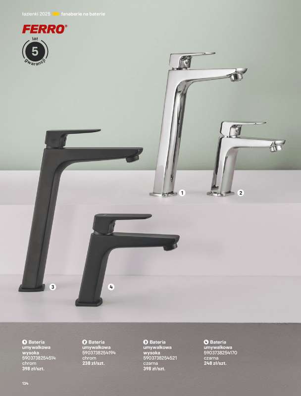 Castorama - gazetka promocyjna Katalog 艁azienki od 艣rody 17.09 do 艣rody 31.12 - strona 134 Castorama - gazetka promocyjna Katalog 艁azienki od 艣rody 17.09 do 艣rody 31.12 - strona 134