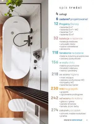 Castorama - gazetka promocyjna Katalog Łazienki od środy 17.09 do środy 31.12 - strona 3 Castorama - gazetka promocyjna Katalog Łazienki od środy 17.09 do środy 31.12 - strona 3