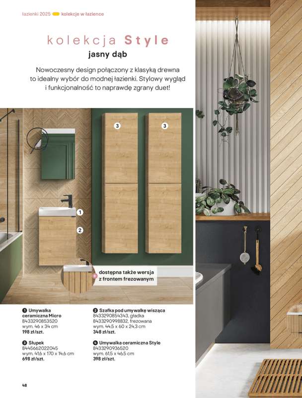 Castorama - gazetka promocyjna Katalog 艁azienki od 艣rody 17.09 do 艣rody 31.12 - strona 48 Castorama - gazetka promocyjna Katalog 艁azienki od 艣rody 17.09 do 艣rody 31.12 - strona 48