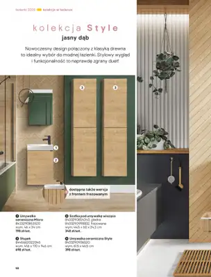 Castorama - gazetka promocyjna Katalog Łazienki od środy 17.09 do środy 31.12 - strona 48 Castorama - gazetka promocyjna Katalog Łazienki od środy 17.09 do środy 31.12 - strona 48