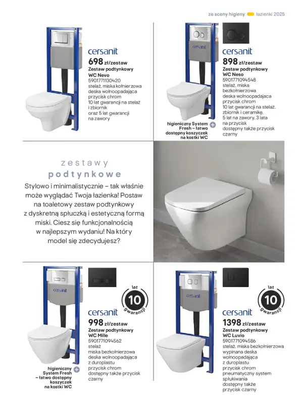 Castorama - gazetka promocyjna Katalog Łazienki od środy 17.09 do środy 31.12 - strona 223