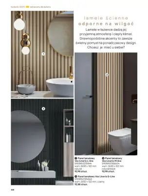 Castorama - gazetka promocyjna Katalog Łazienki od środy 17.09 do środy 31.12 - strona 268 Castorama - gazetka promocyjna Katalog Łazienki od środy 17.09 do środy 31.12 - strona 268