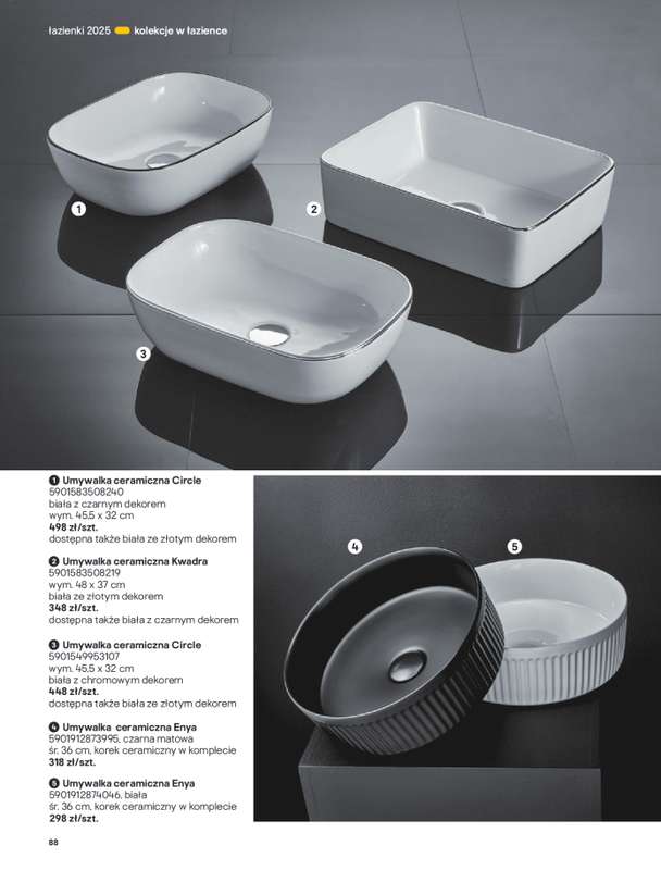 Castorama - gazetka promocyjna Katalog 艁azienki od 艣rody 17.09 do 艣rody 31.12 - strona 88 Castorama - gazetka promocyjna Katalog 艁azienki od 艣rody 17.09 do 艣rody 31.12 - strona 88