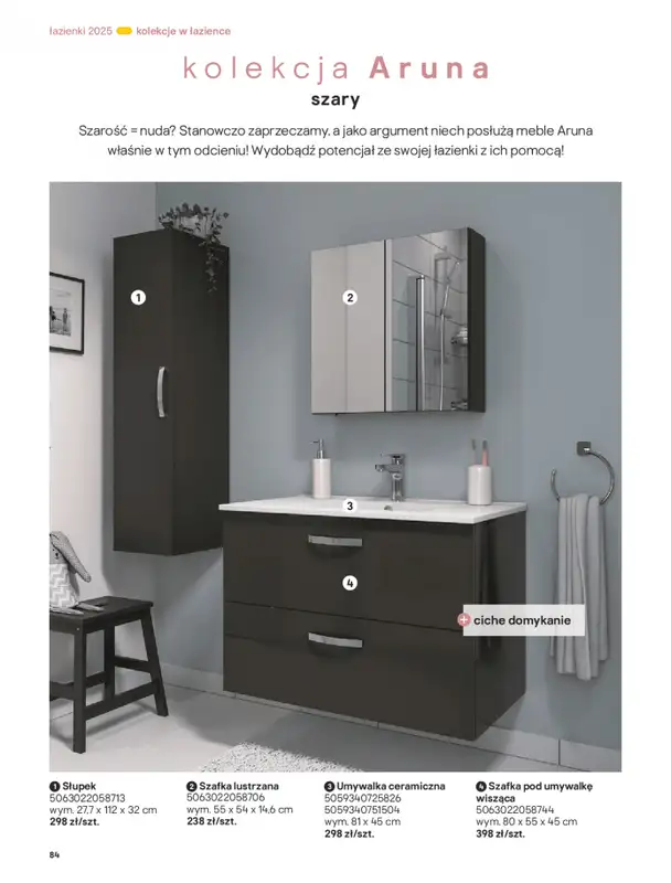 Castorama - gazetka promocyjna Katalog Łazienki od środy 17.09 do środy 31.12 - strona 84