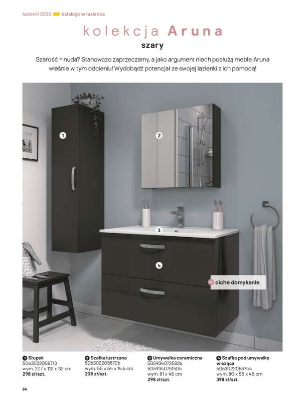 Castorama - gazetka promocyjna Katalog 艁azienki od 艣rody 17.09 do 艣rody 31.12 - strona 84 Castorama - gazetka promocyjna Katalog 艁azienki od 艣rody 17.09 do 艣rody 31.12 - strona 84