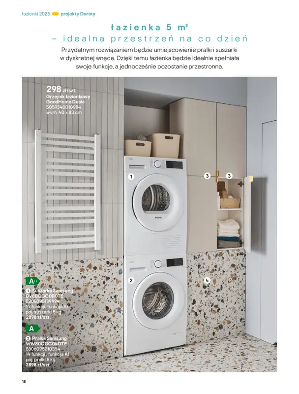 Castorama - gazetka promocyjna Katalog Łazienki od środy 17.09 do środy 31.12 - strona 18