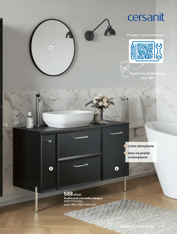 Castorama - gazetka promocyjna Katalog Łazienki od środy 17.09 do środy 31.12 - strona 59