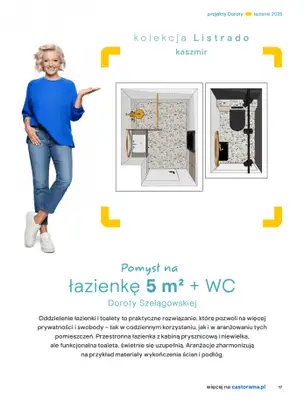 Castorama - gazetka promocyjna Katalog Łazienki od środy 17.09 do środy 31.12 - strona 17 Castorama - gazetka promocyjna Katalog Łazienki od środy 17.09 do środy 31.12 - strona 17