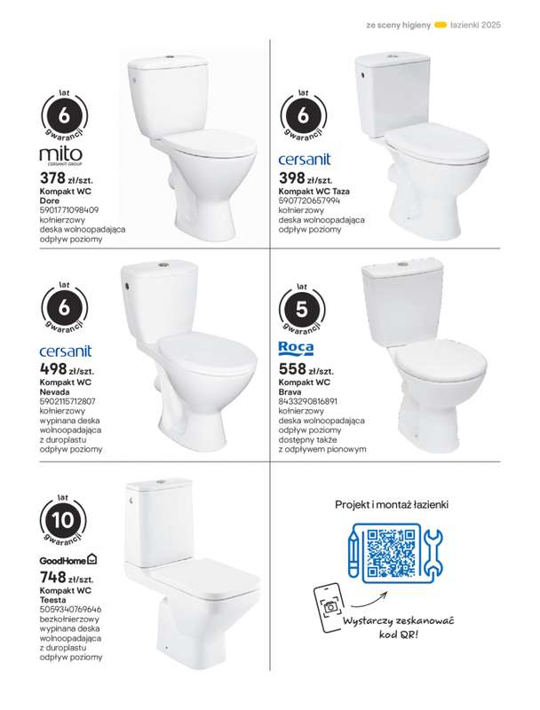 Castorama - gazetka promocyjna Katalog Łazienki od środy 17.09 do środy 31.12 - strona 229