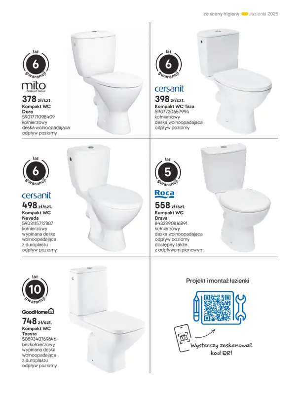 Castorama - gazetka promocyjna Katalog Łazienki od środy 17.09 do środy 31.12 - strona 229