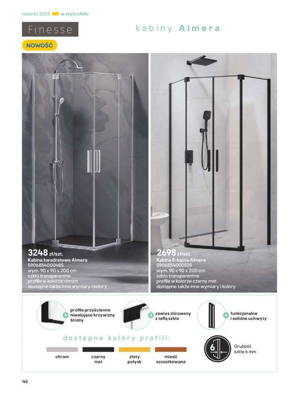 Castorama - gazetka promocyjna Katalog Łazienki od środy 17.09 do środy 31.12 - strona 162