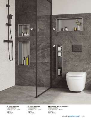 Castorama - gazetka promocyjna Katalog Łazienki od środy 17.09 do środy 31.12 - strona 275