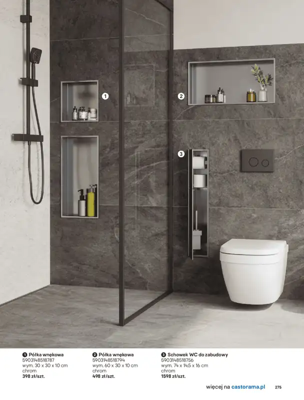 Castorama - gazetka promocyjna Katalog Łazienki od środy 17.09 do środy 31.12 - strona 275