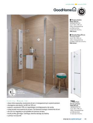Castorama - gazetka promocyjna Katalog Łazienki od środy 17.09 do środy 31.12 - strona 179