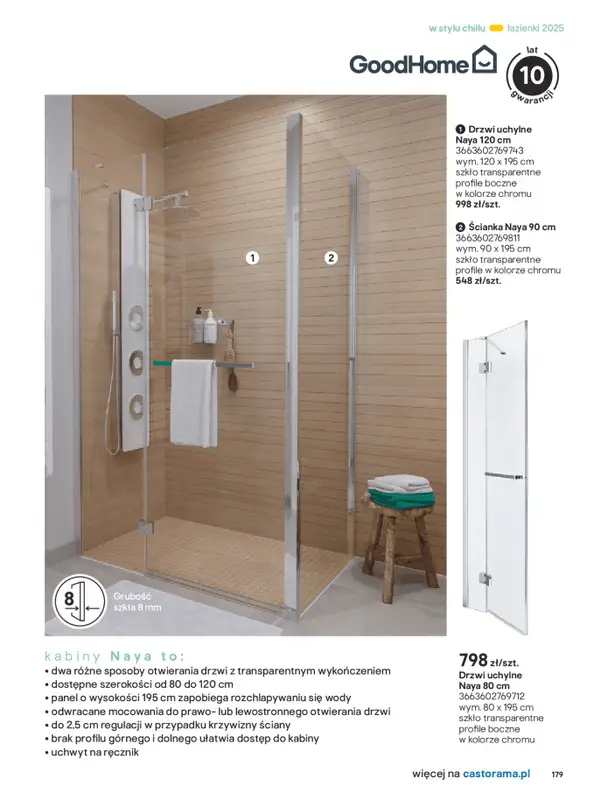 Castorama - gazetka promocyjna Katalog Łazienki od środy 17.09 do środy 31.12 - strona 179