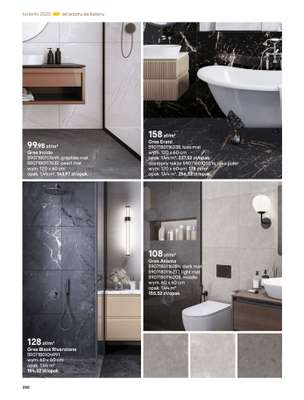 Castorama - gazetka promocyjna Katalog Łazienki od środy 17.09 do środy 31.12 - strona 250
