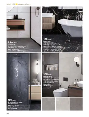 Castorama - gazetka promocyjna Katalog Łazienki od środy 17.09 do środy 31.12 - strona 250 Castorama - gazetka promocyjna Katalog Łazienki od środy 17.09 do środy 31.12 - strona 250