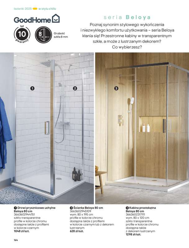 Castorama - gazetka promocyjna Katalog Łazienki od środy 17.09 do środy 31.12 - strona 164