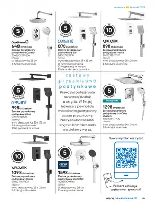Castorama - gazetka promocyjna Katalog Łazienki od środy 17.09 do środy 31.12 - strona 155 Castorama - gazetka promocyjna Katalog Łazienki od środy 17.09 do środy 31.12 - strona 155