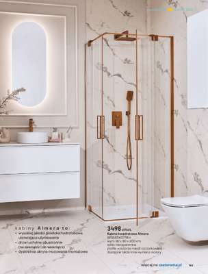 Castorama - gazetka promocyjna Katalog Łazienki od środy 17.09 do środy 31.12 - strona 163
