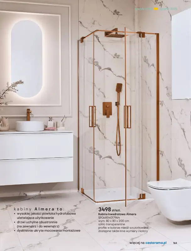 Castorama - gazetka promocyjna Katalog Łazienki od środy 17.09 do środy 31.12 - strona 163