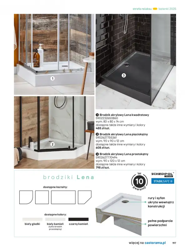 Castorama - gazetka promocyjna Katalog Łazienki od środy 17.09 do środy 31.12 - strona 197