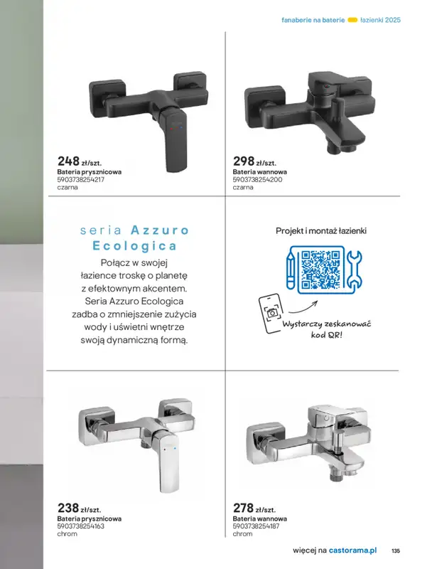 Castorama - gazetka promocyjna Katalog Łazienki od środy 17.09 do środy 31.12 - strona 135