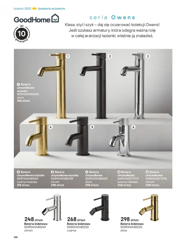 Castorama - gazetka promocyjna Katalog Łazienki od środy 17.09 do środy 31.12 - strona 128