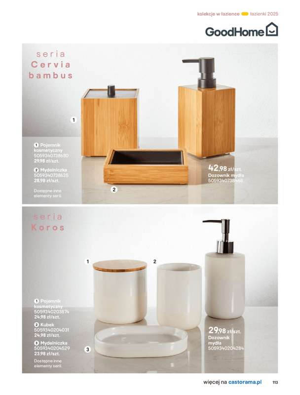 Castorama - gazetka promocyjna Katalog 艁azienki od 艣rody 17.09 do 艣rody 31.12 - strona 113 Castorama - gazetka promocyjna Katalog 艁azienki od 艣rody 17.09 do 艣rody 31.12 - strona 113