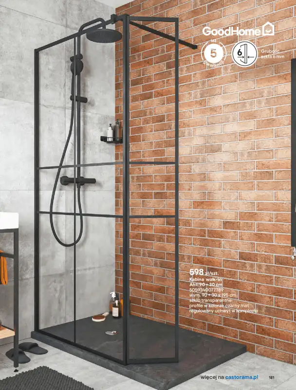 Castorama - gazetka promocyjna Katalog Łazienki od środy 17.09 do środy 31.12 - strona 181