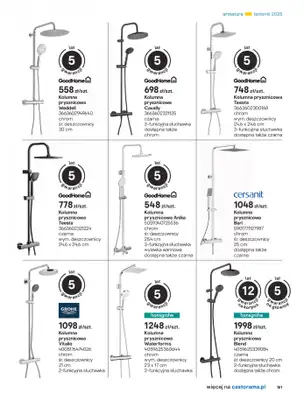 Castorama - gazetka promocyjna Katalog Łazienki od środy 17.09 do środy 31.12 - strona 151 Castorama - gazetka promocyjna Katalog Łazienki od środy 17.09 do środy 31.12 - strona 151