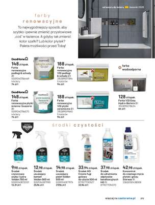 Castorama - gazetka promocyjna Katalog Łazienki od środy 17.09 do środy 31.12 - strona 273