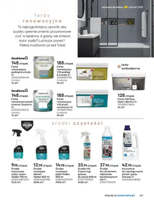 Castorama - gazetka promocyjna Katalog Łazienki od środy 17.09 do środy 31.12 - strona 273 Castorama - gazetka promocyjna Katalog Łazienki od środy 17.09 do środy 31.12 - strona 273