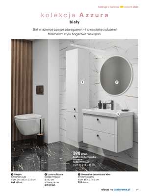 Castorama - gazetka promocyjna Katalog Łazienki od środy 17.09 do środy 31.12 - strona 81