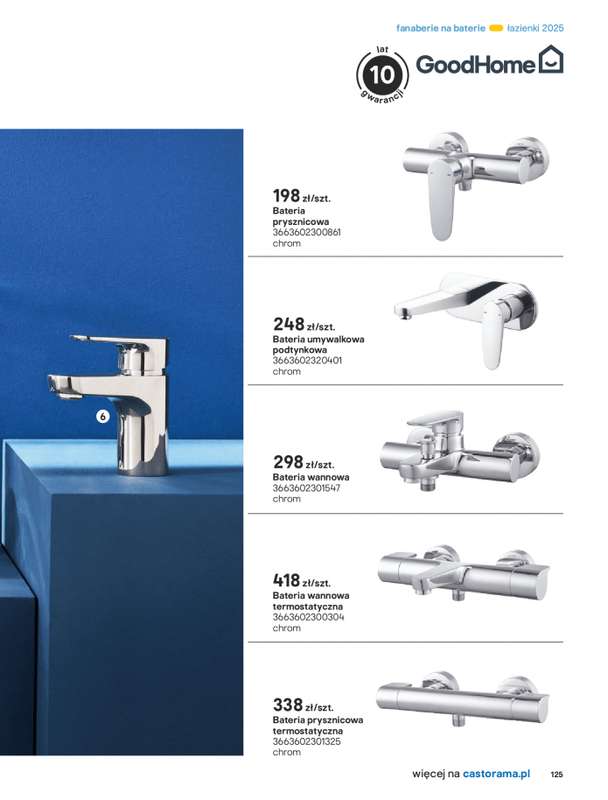 Castorama - gazetka promocyjna Katalog 艁azienki od 艣rody 17.09 do 艣rody 31.12 - strona 125 Castorama - gazetka promocyjna Katalog 艁azienki od 艣rody 17.09 do 艣rody 31.12 - strona 125