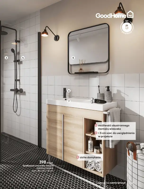 Castorama - gazetka promocyjna Katalog Łazienki od środy 17.09 do środy 31.12 - strona 45