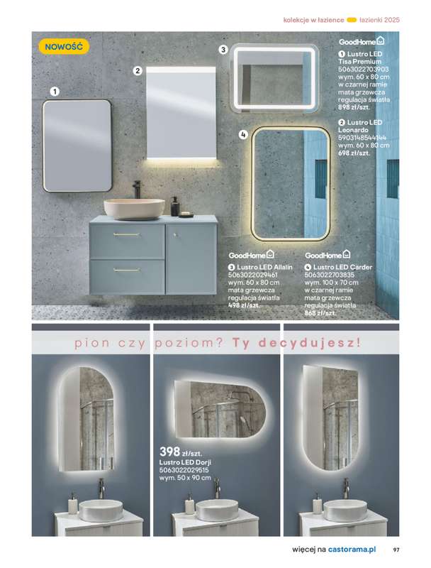 Castorama - gazetka promocyjna Katalog Łazienki od środy 17.09 do środy 31.12 - strona 97