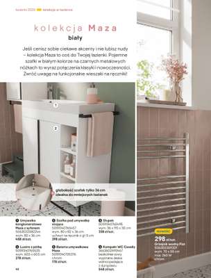 Castorama - gazetka promocyjna Katalog Łazienki od środy 17.09 do środy 31.12 - strona 40