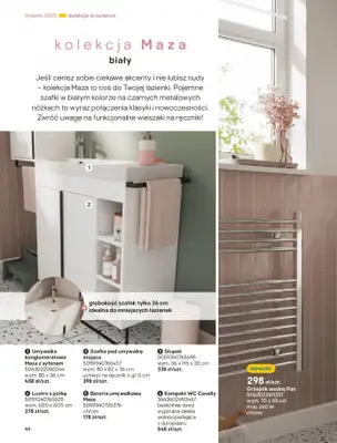 Castorama - gazetka promocyjna Katalog Łazienki od środy 17.09 do środy 31.12 - strona 40 Castorama - gazetka promocyjna Katalog Łazienki od środy 17.09 do środy 31.12 - strona 40