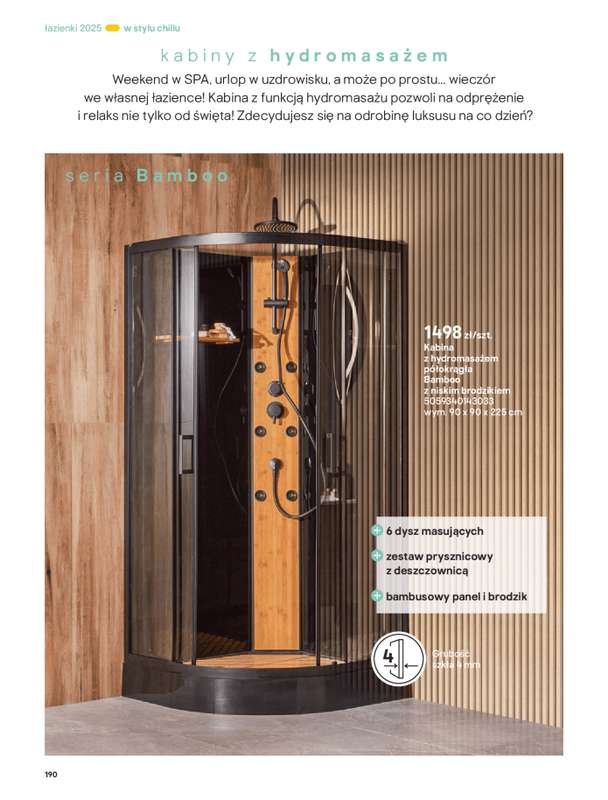 Castorama - gazetka promocyjna Katalog Łazienki od środy 17.09 do środy 31.12 - strona 190