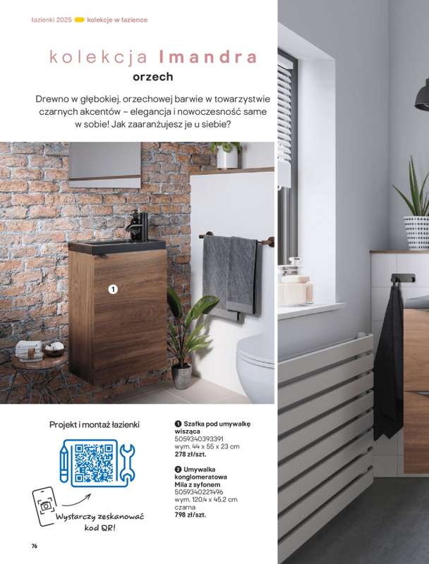 Castorama - gazetka promocyjna Katalog 艁azienki od 艣rody 17.09 do 艣rody 31.12 - strona 76 Castorama - gazetka promocyjna Katalog 艁azienki od 艣rody 17.09 do 艣rody 31.12 - strona 76