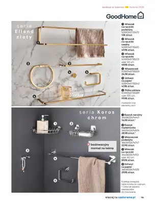 Castorama - gazetka promocyjna Katalog Łazienki od środy 17.09 do środy 31.12 - strona 115 Castorama - gazetka promocyjna Katalog Łazienki od środy 17.09 do środy 31.12 - strona 115